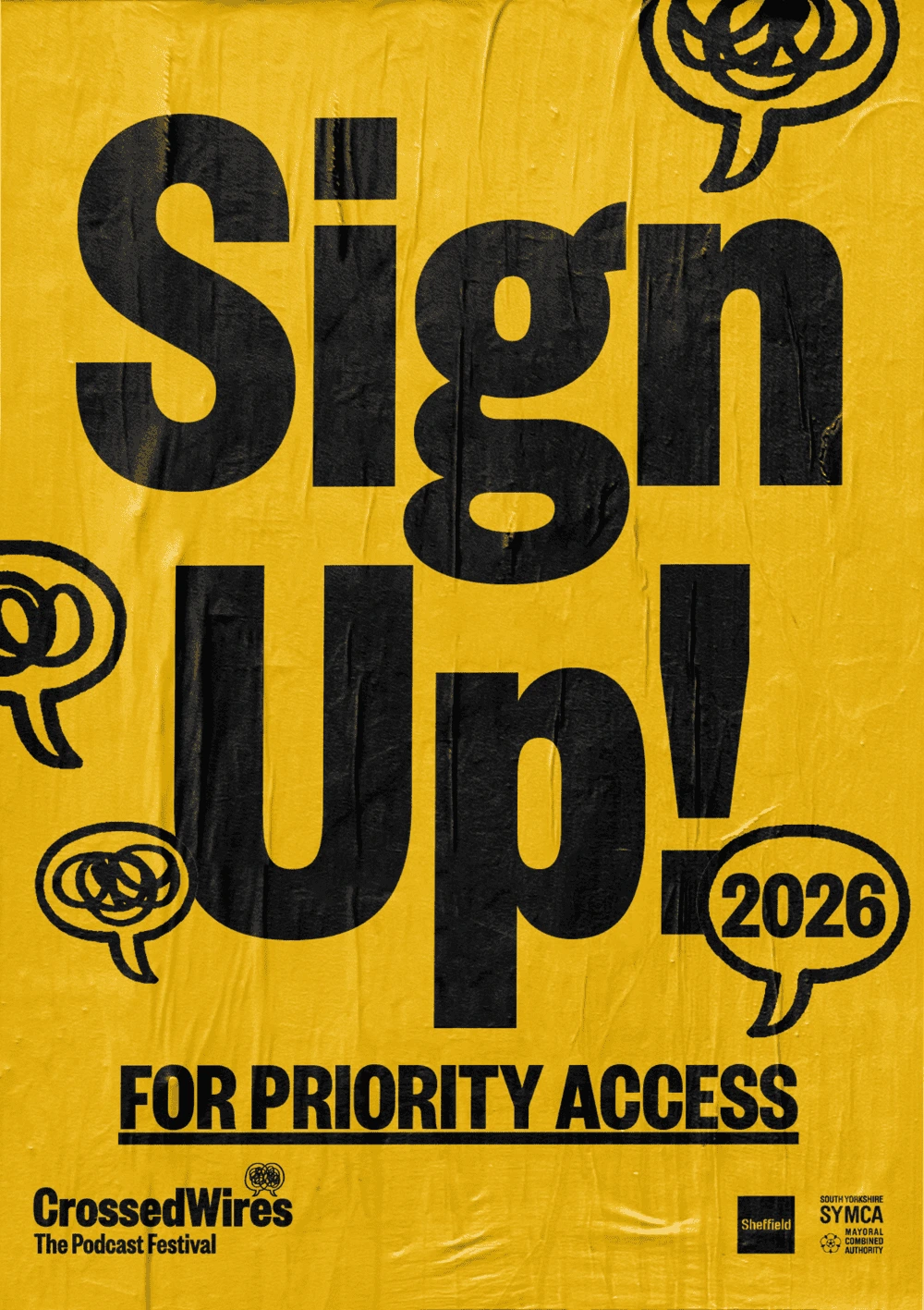 Sign up poster